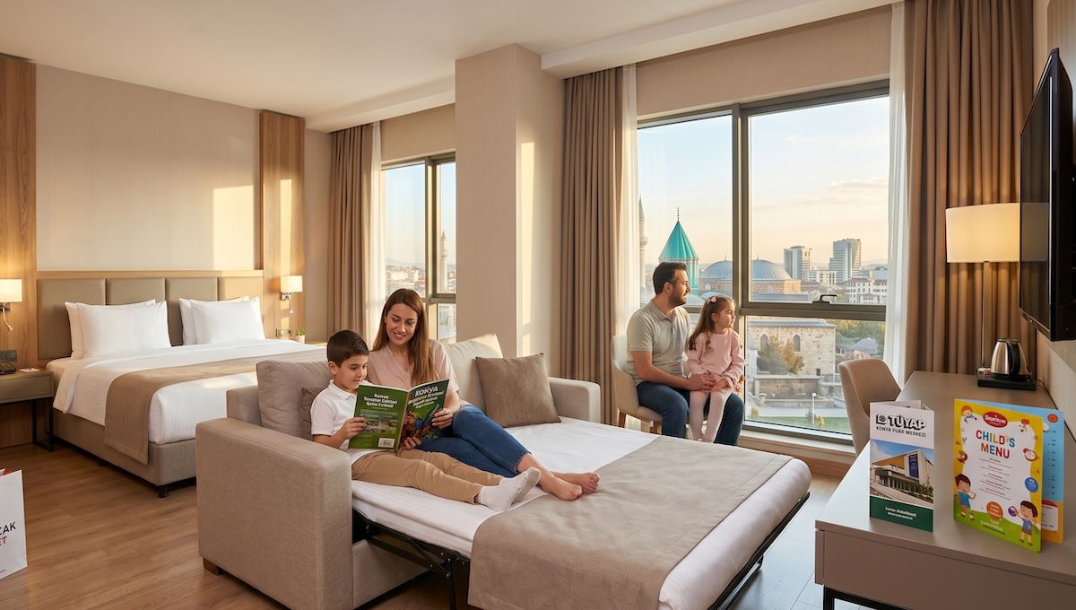 Konya Çocuklu Aile Otel Odası